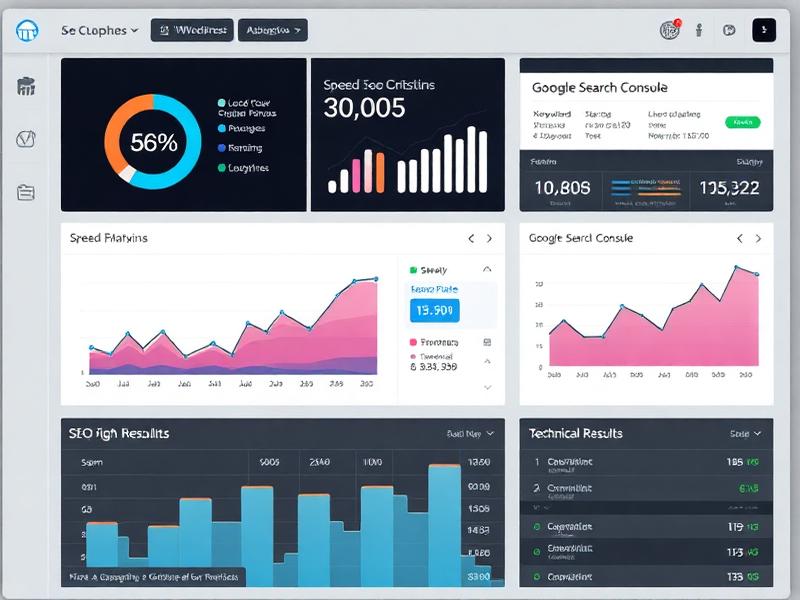 WordPress SEO Optimization Services - Professional WordPress SEO audit dashboard
